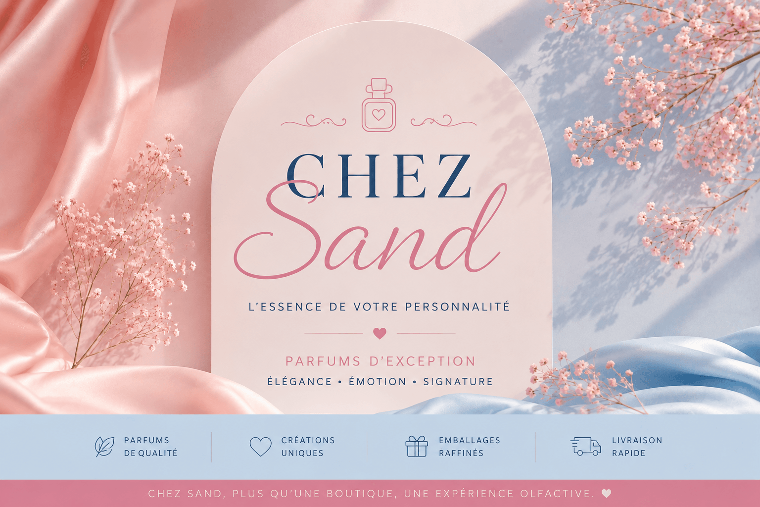 Sélection de parfums et brumes Chez Sand